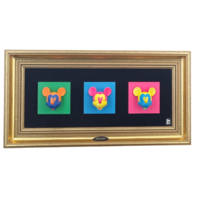 Mickey Mouse 3D wall art _Jie Gantofta Sweden _Andy Warhol style