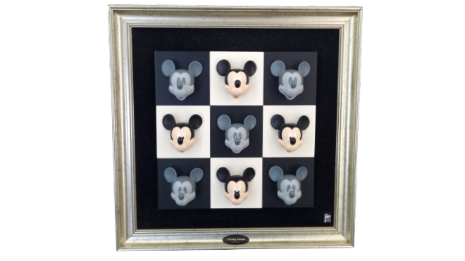 Mickey-Mouse-checkers-wall-art