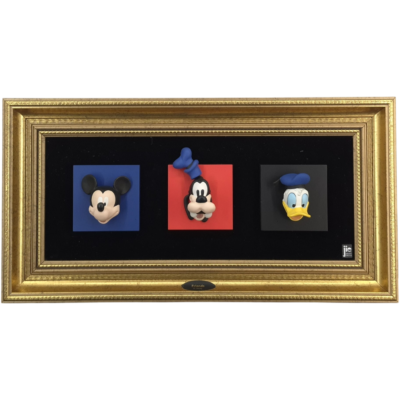 Mickey Mouse Donald Duck and Goofy Jie Keramik Sweden Friends