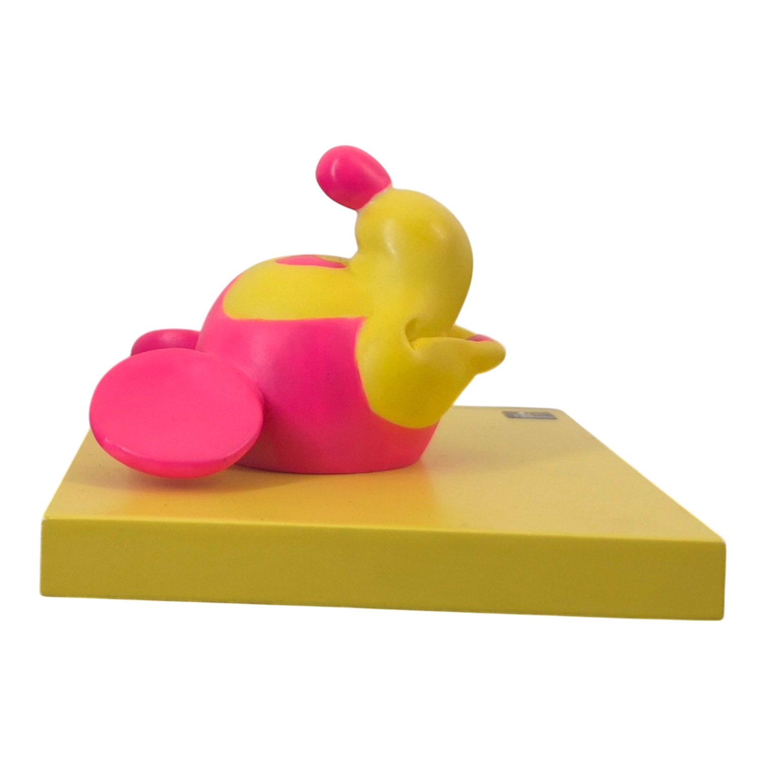 Mickey Mouse Yellow and Pink Resin Wall Art by Jie Art _left